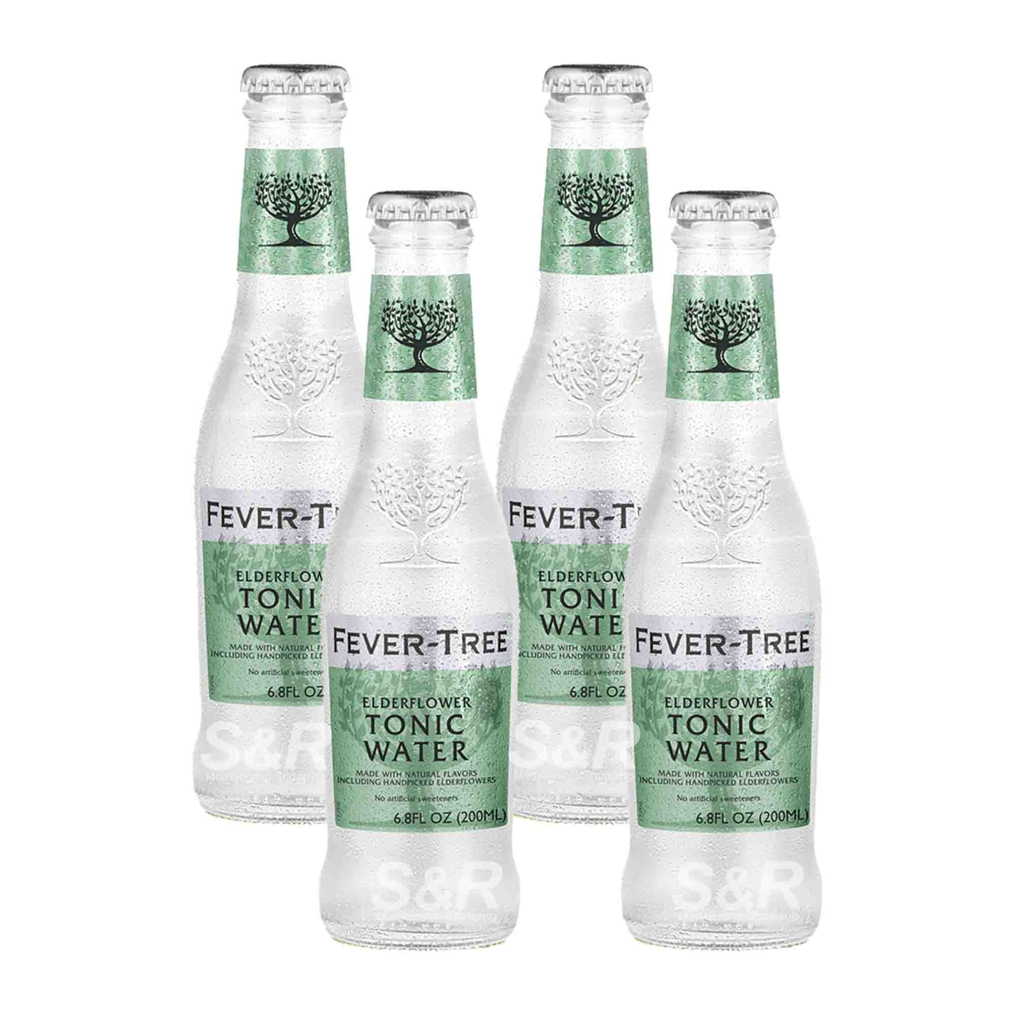 FeverTree Elderflower Tonic Water 4 bottles